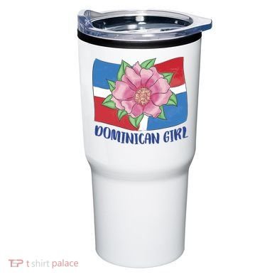Dominican Girl Flag Tumbler