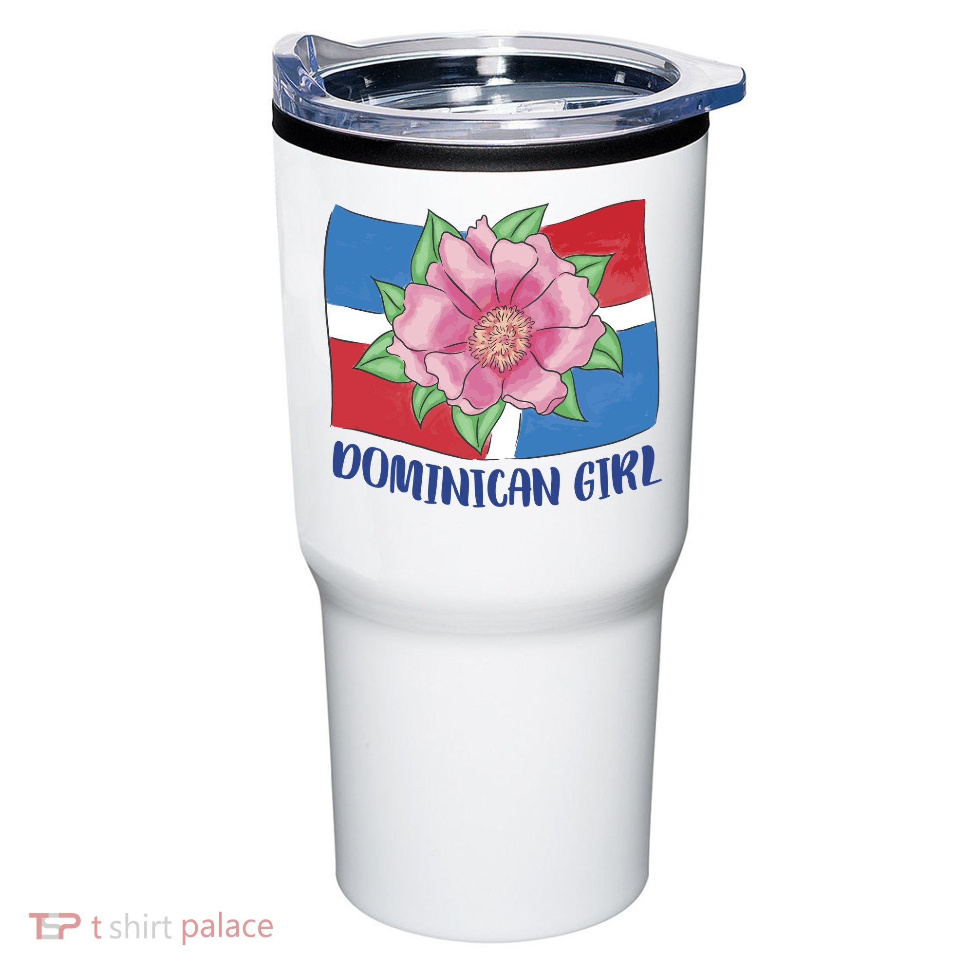 Dominican Girl Flag Tumbler