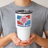 Dominican Girl Flag Tumbler thumb 2