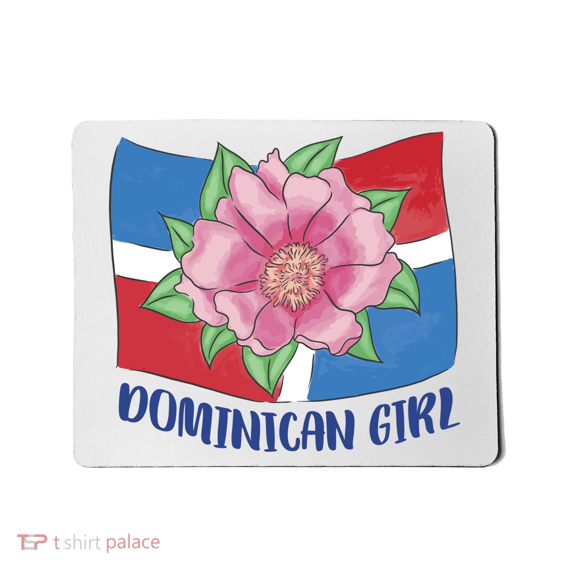 Dominican Girl Flag Mousepad