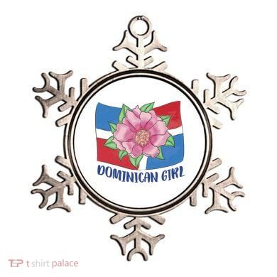 Dominican Girl Flag Ornament