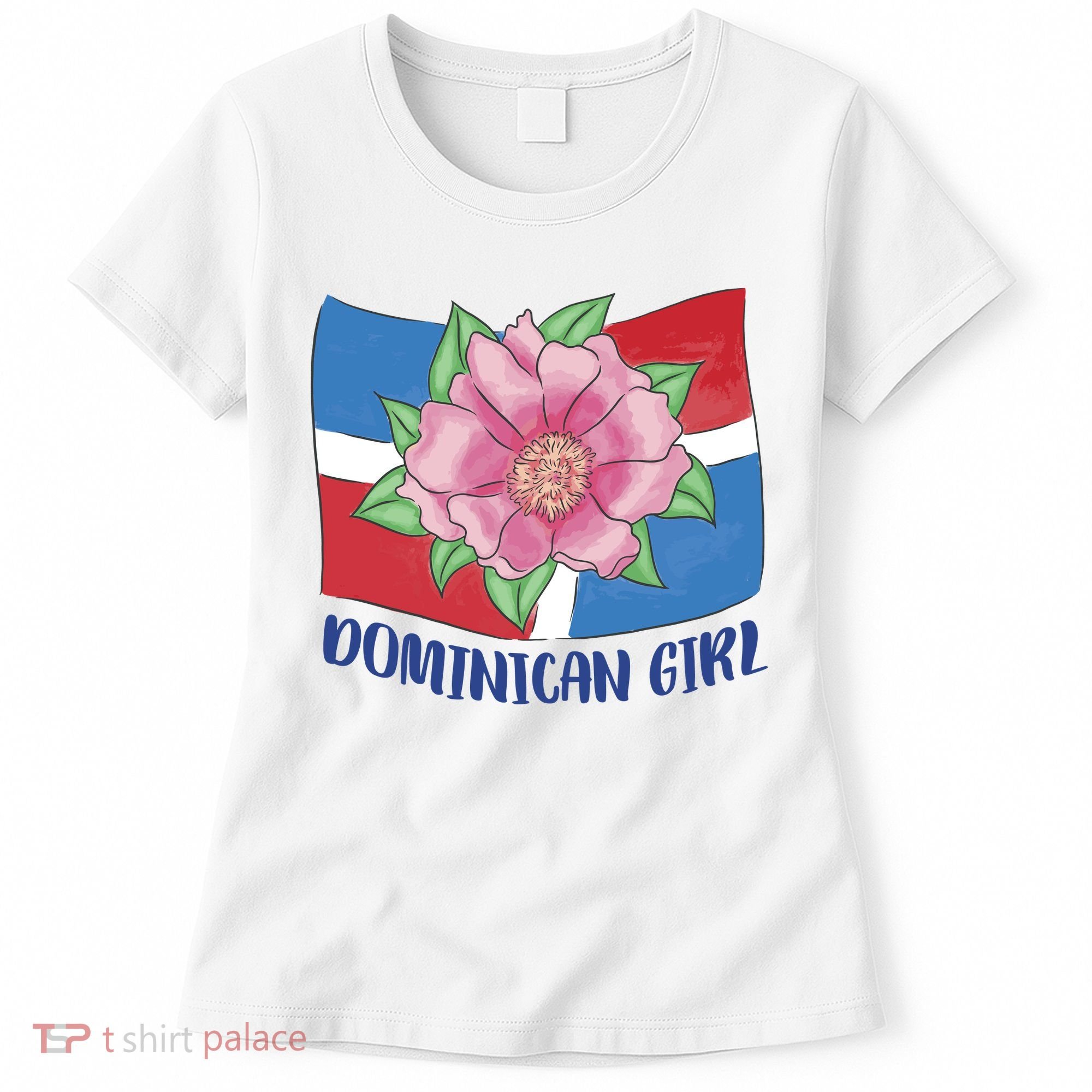 Dominican Girl Flag Women's T-Shirt