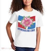 Dominican Girl Flag Kids T-Shirt thumb 2