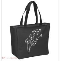 Dandelion Greyhound Flower Floral Greyhound Tree Tote Bag thumb 2