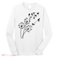 Dandelion Greyhound Flower Floral Greyhound Tree Long Sleeve Shirt thumb 0