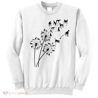 Dandelion Greyhound Flower Floral Greyhound Tree Sweatshirt thumb 0