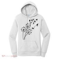 Dandelion Greyhound Flower Floral Greyhound Tree Women's Hoodie thumb 0