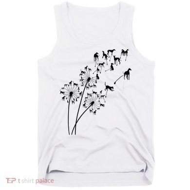 Dandelion Greyhound Flower Floral Greyhound Tree Tank Top