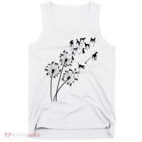 Dandelion Greyhound Flower Floral Greyhound Tree Tank Top thumb 0