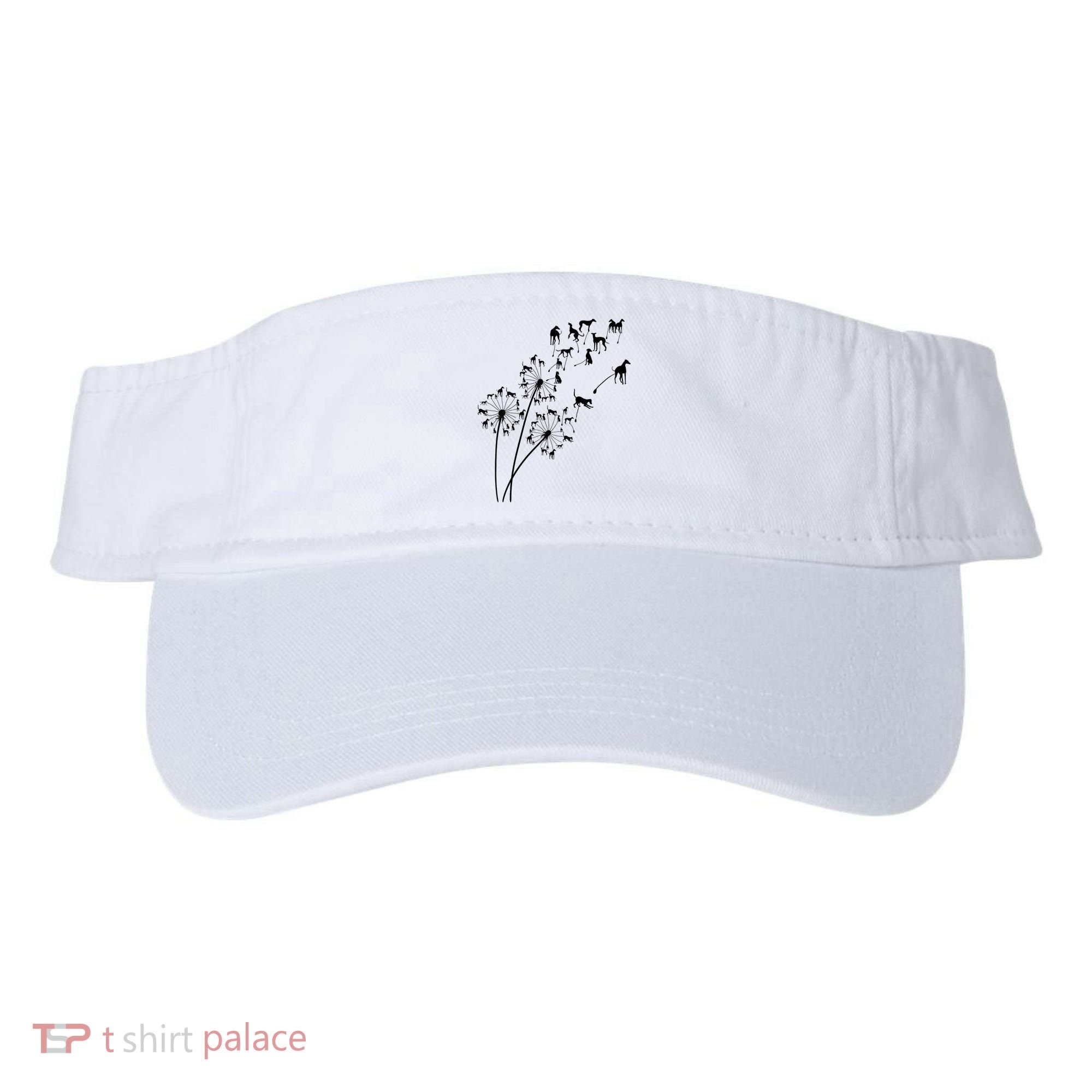 Dandelion Greyhound Flower Floral Greyhound Tree Visor