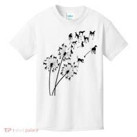 Dandelion Greyhound Flower Floral Greyhound Tree Kids T-Shirt thumb 0
