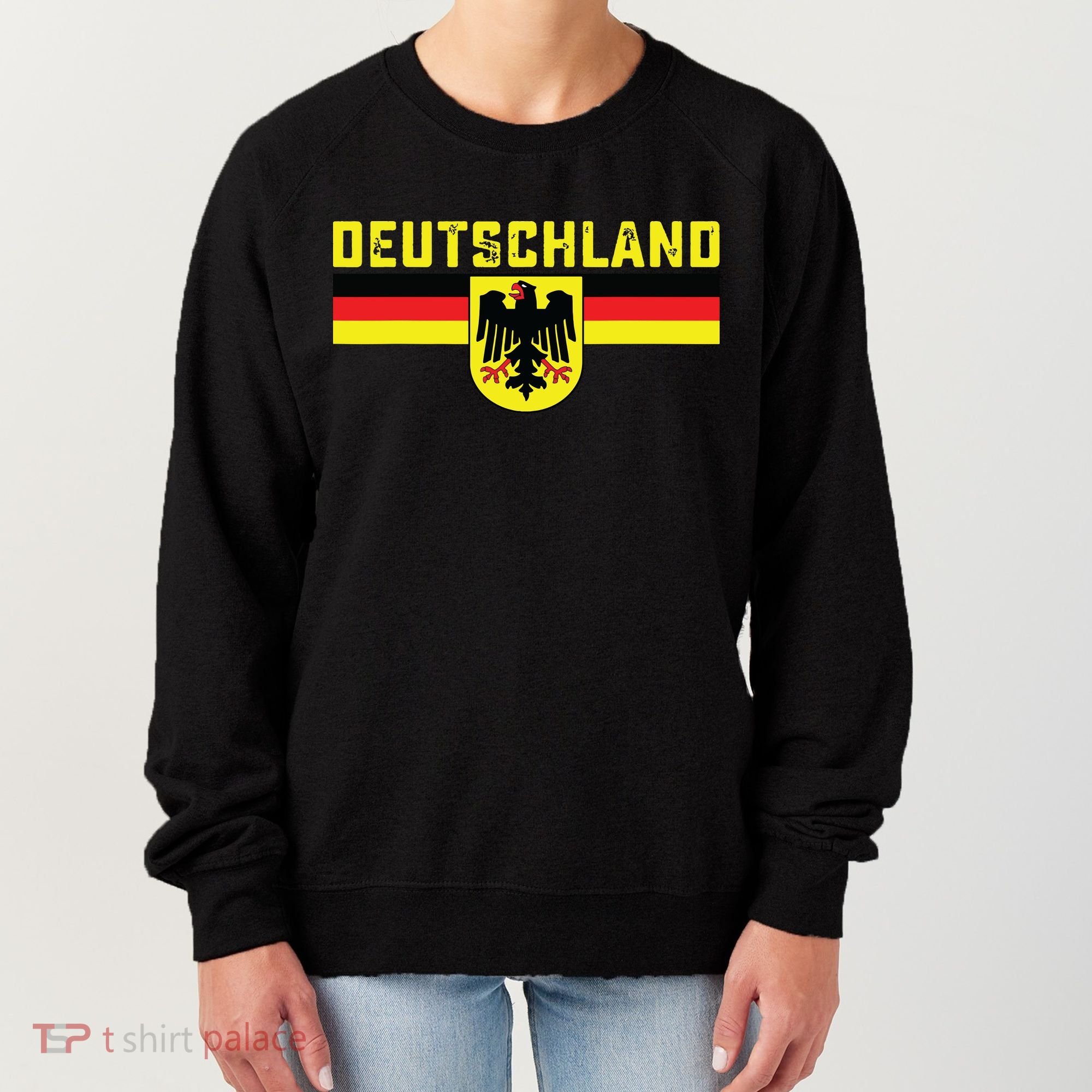 Deutschland Germany Flag Eagle German National Women's Sweatshirt