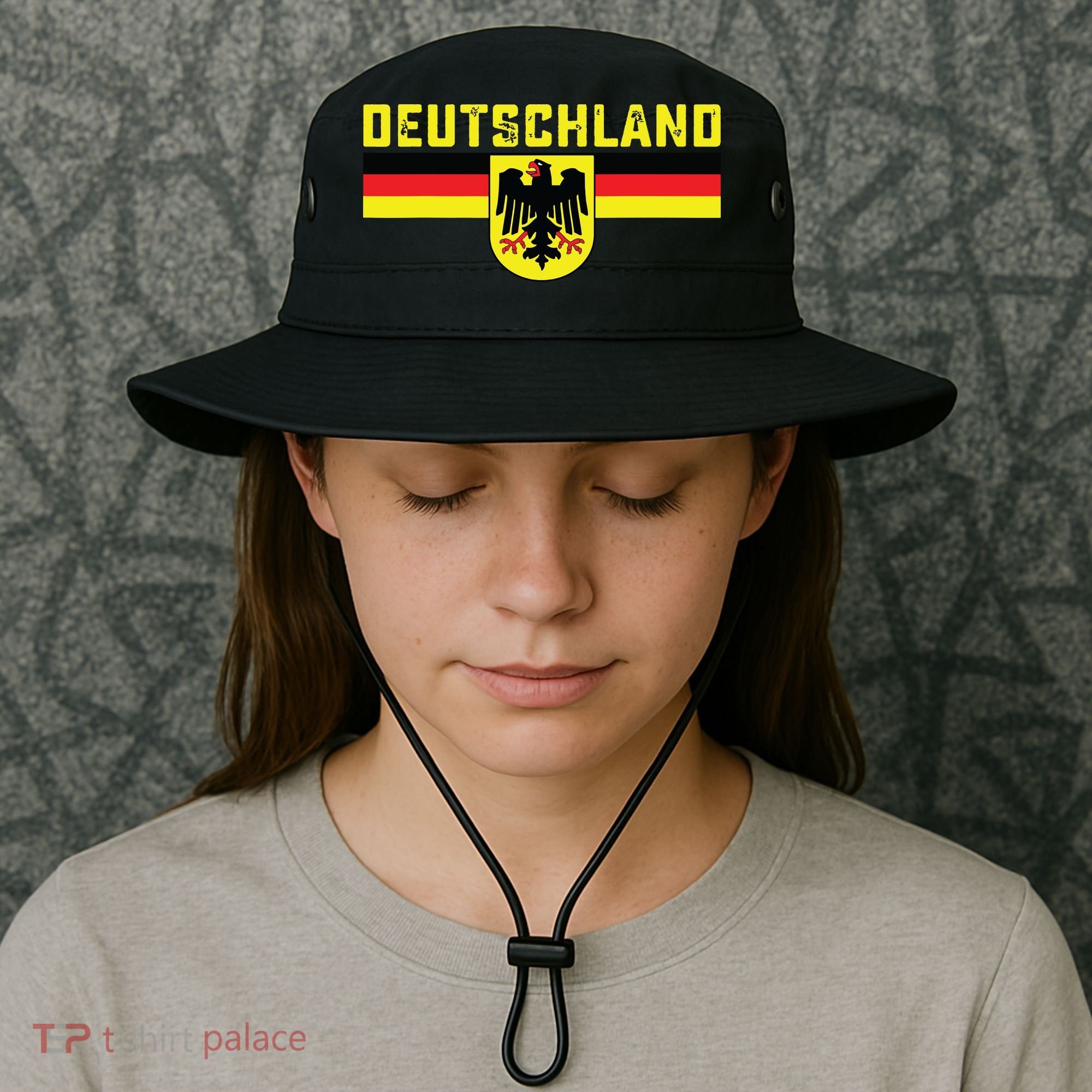 Deutschland Germany Flag Eagle German National Bucket Hat