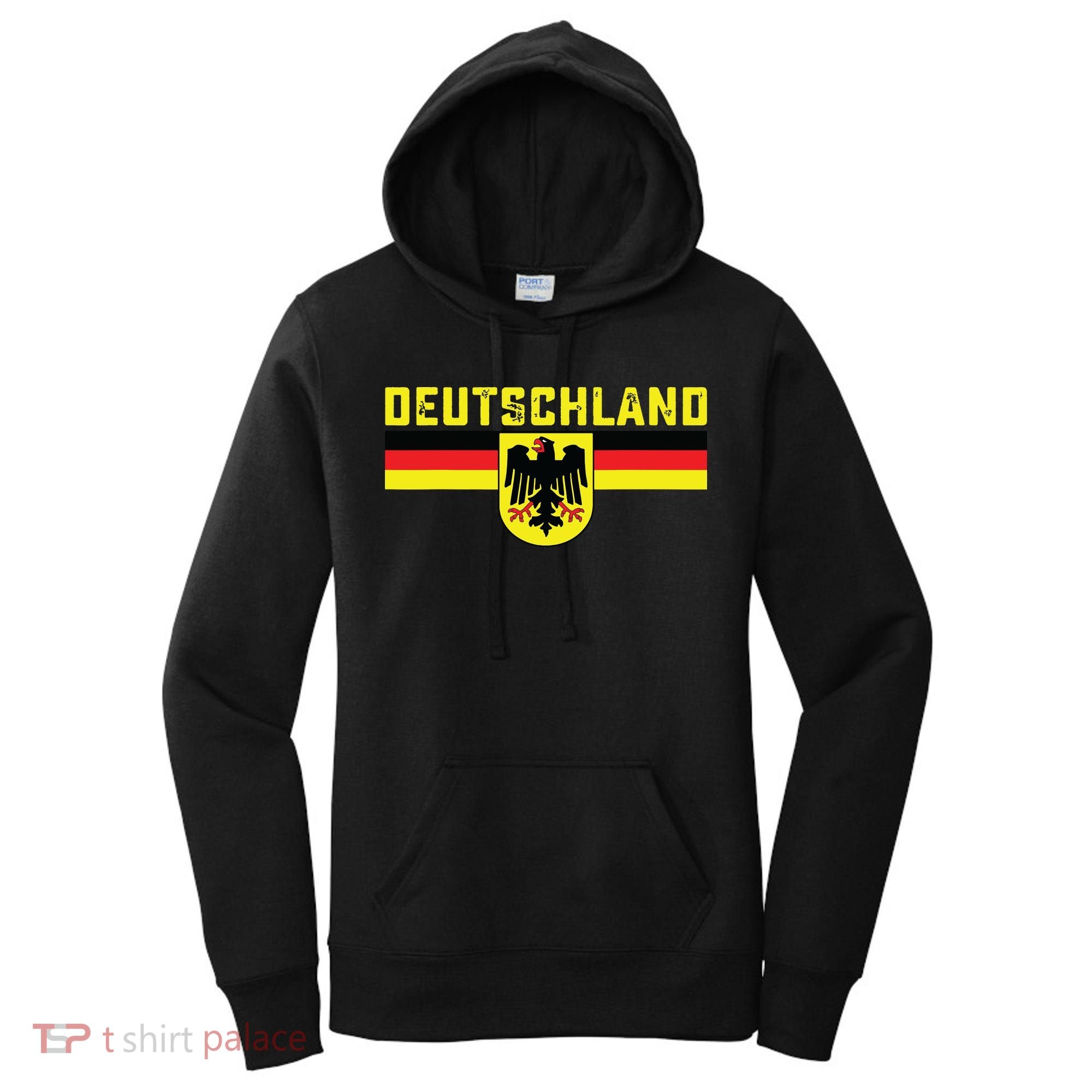 Deutschland Germany Flag Eagle German National Women's Hoodie