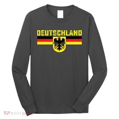 Deutschland Germany Flag Eagle German National Long Sleeve Shirt