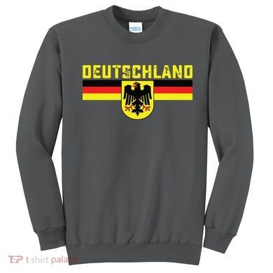 Deutschland Germany Flag Eagle German National Sweatshirt