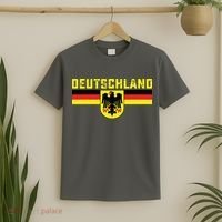 Deutschland Germany Flag Eagle German National T-Shirt thumb 2