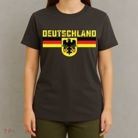 Deutschland Germany Flag Eagle German National T-Shirt thumb 4