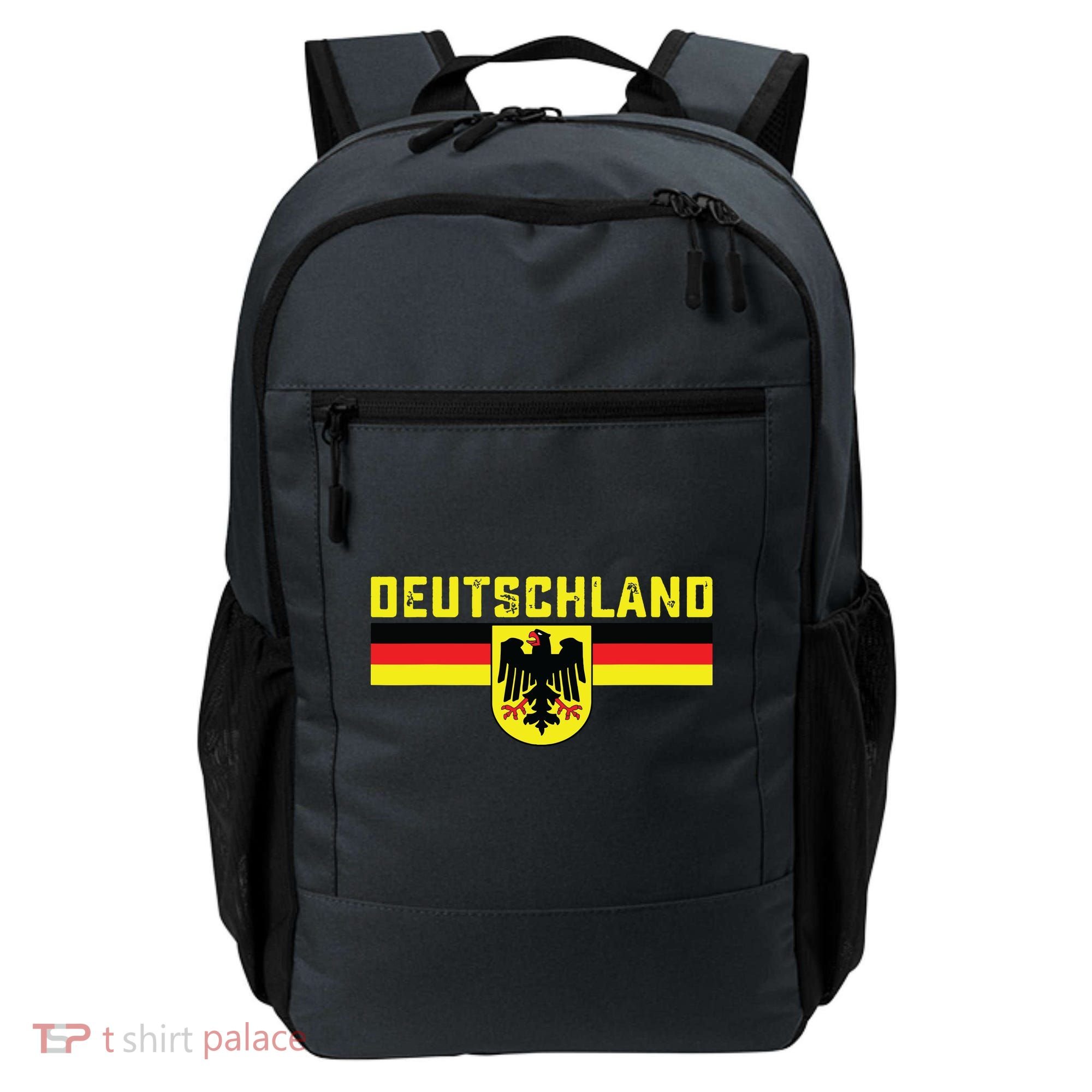 Deutschland Germany Flag Eagle German National Backpack