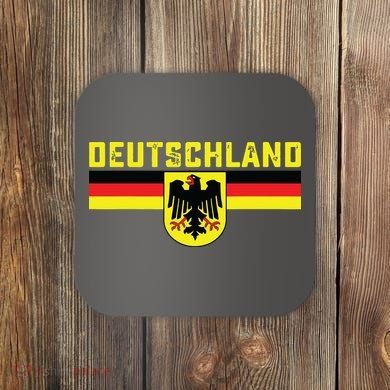 Deutschland Germany Flag Eagle German National Coaster
