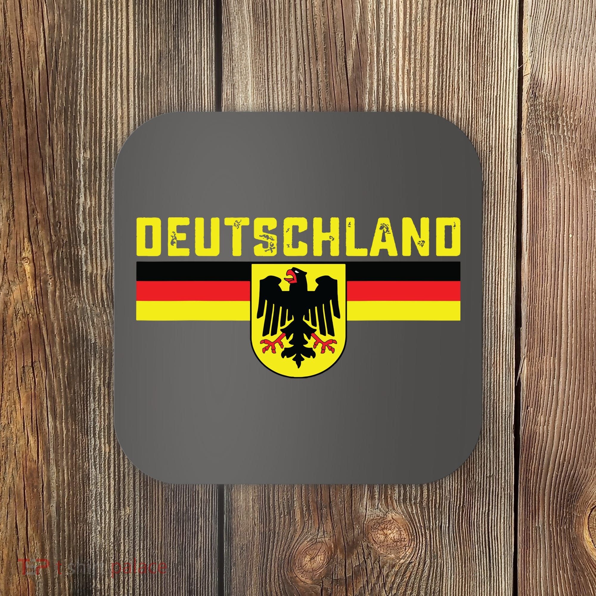 Deutschland Germany Flag Eagle German National Coaster