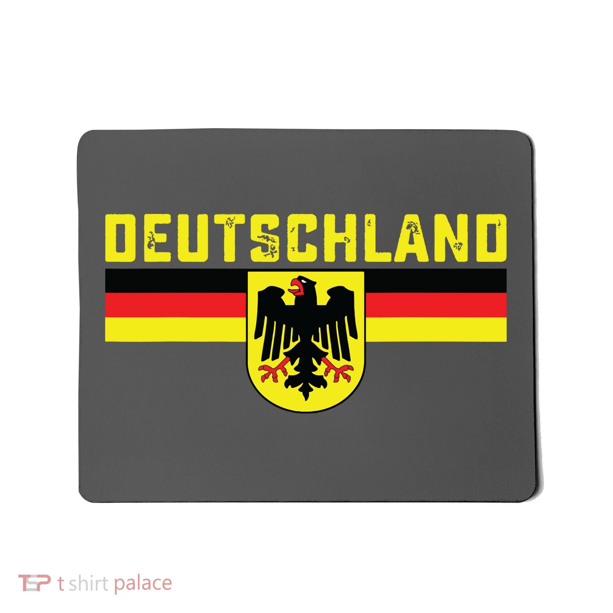 Deutschland Germany Flag Eagle German National Mousepad