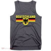 Deutschland Germany Flag Eagle German National Tank Top thumb 0