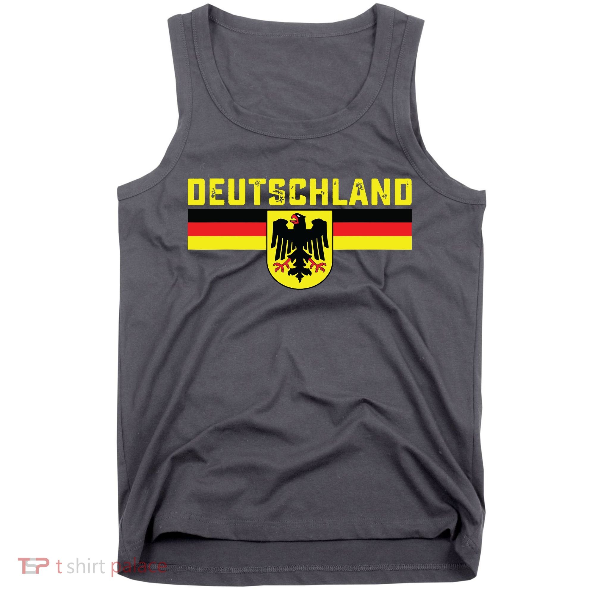 Deutschland Germany Flag Eagle German National Tank Top