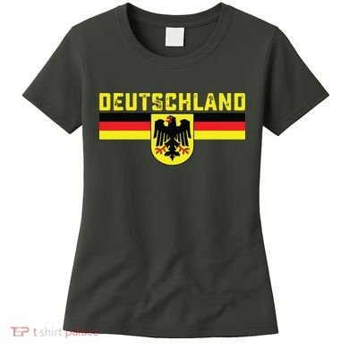 Deutschland Germany Flag Eagle German National Women's T-Shirt