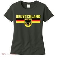 Deutschland Germany Flag Eagle German National Women's T-Shirt thumb 0