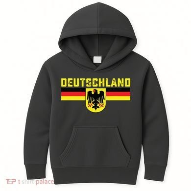 Deutschland Germany Flag Eagle German National Kids Hoodie