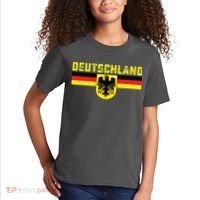 Deutschland Germany Flag Eagle German National Kids T-Shirt thumb 2