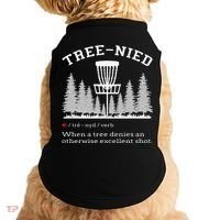 Disc Golf Funny Stupid Tree Treenied IV Doggie Tank thumb 0