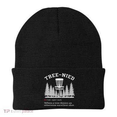 Disc Golf Funny Stupid Tree Treenied IV Beanie