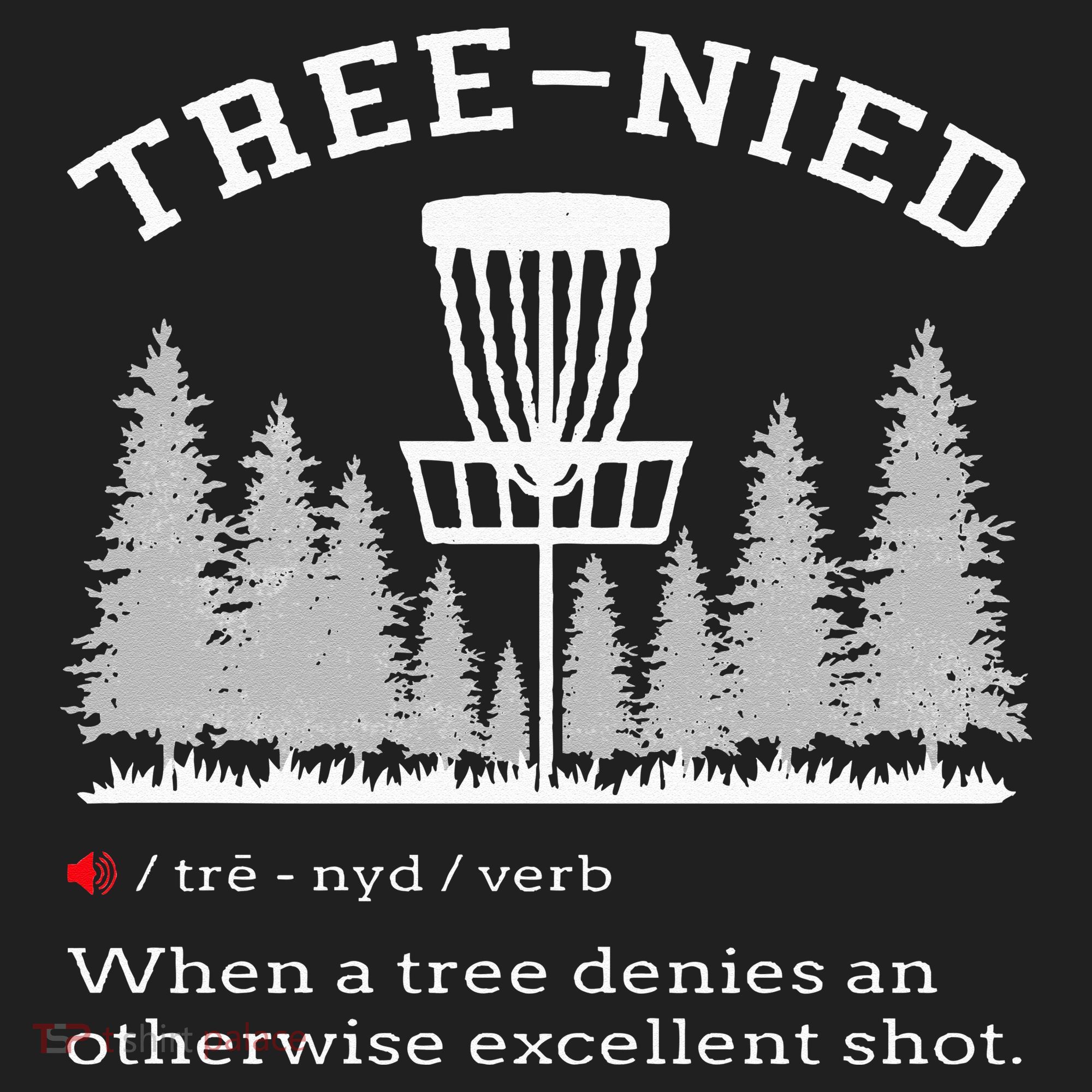 Disc Golf Funny Stupid Tree Treenied IV Beanie