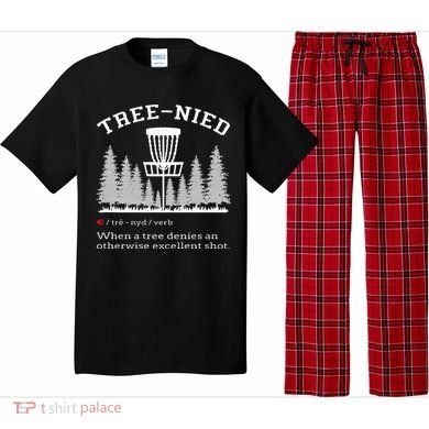 Disc Golf Funny Stupid Tree Treenied IV Pajama Set
