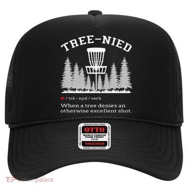 Disc Golf Funny Stupid Tree Treenied IV Hat