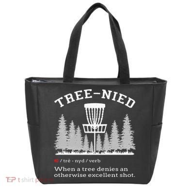 Disc Golf Funny Stupid Tree Treenied IV Tote Bag
