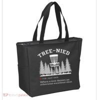 Disc Golf Funny Stupid Tree Treenied IV Tote Bag thumb 2