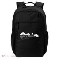 Disc Golf Flying Disc - Disc Golf Sunset Guitar Backpack thumb 0
