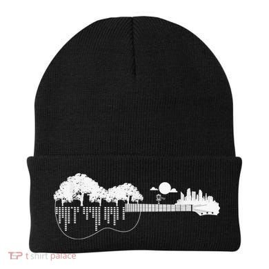 Disc Golf Flying Disc - Disc Golf Sunset Guitar Beanie