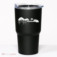 Disc Golf Flying Disc - Disc Golf Sunset Guitar Tumbler thumb 0
