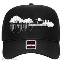 Disc Golf Flying Disc - Disc Golf Sunset Guitar Hat thumb 0
