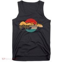 Disc Golf Flying Disc - Disc Golf Sunset Guitar Tank Top thumb 0
