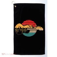 Disc Golf Flying Disc - Disc Golf Sunset Guitar Golf Towel thumb 0