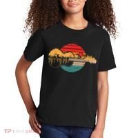 Disc Golf Flying Disc - Disc Golf Sunset Guitar Kids T-Shirt thumb 2