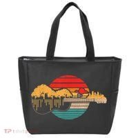 Disc Golf Flying Disc - Disc Golf Sunset Guitar Tote Bag thumb 0