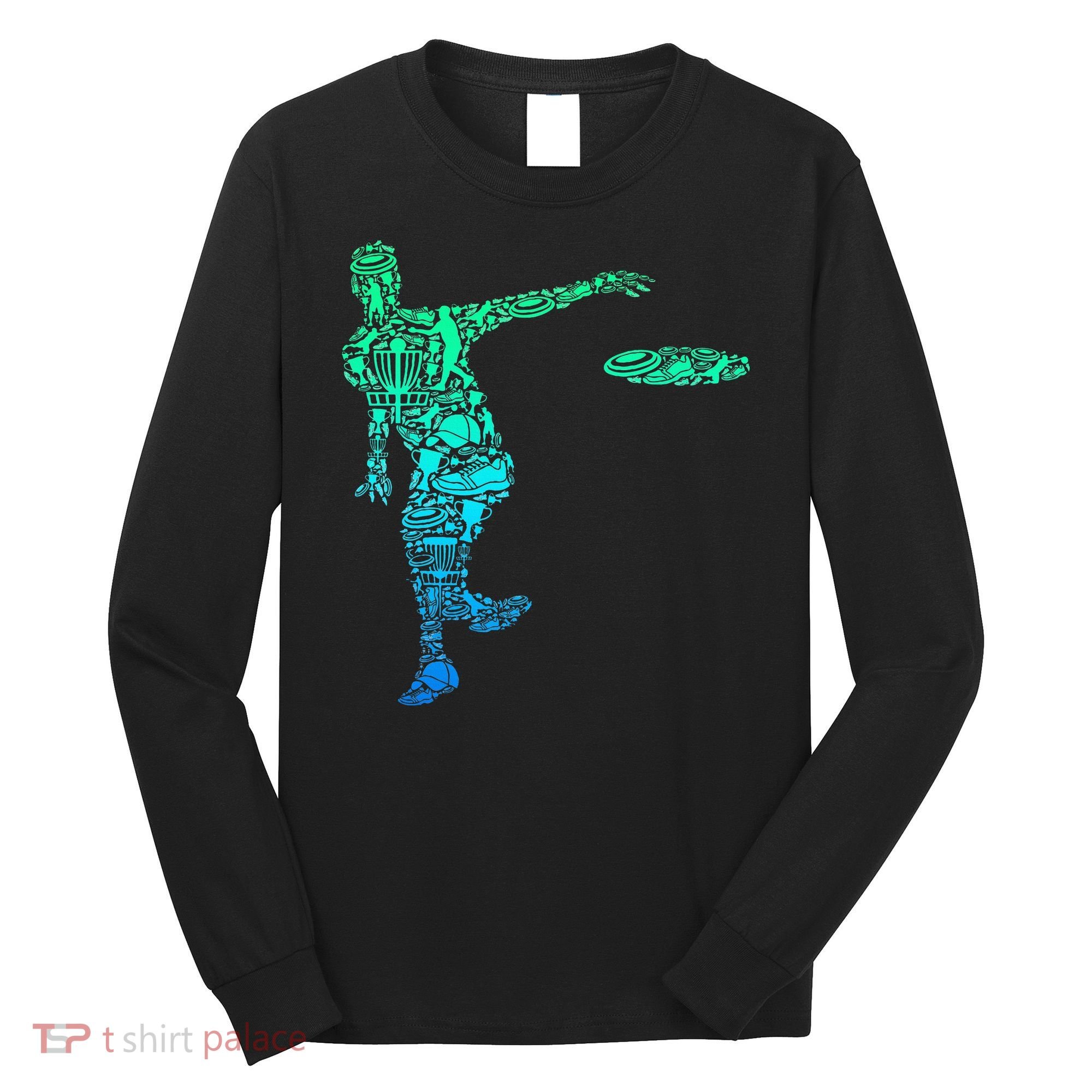 Disc Golf Frisbee  Long Sleeve Shirt