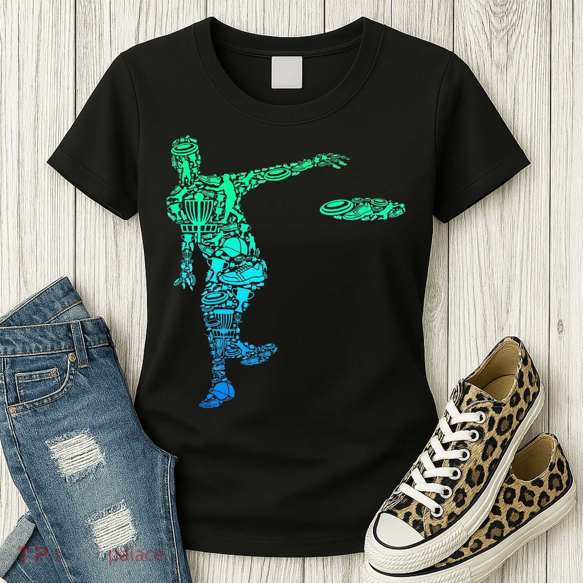 Disc Golf Frisbee  Women's T-Shirt