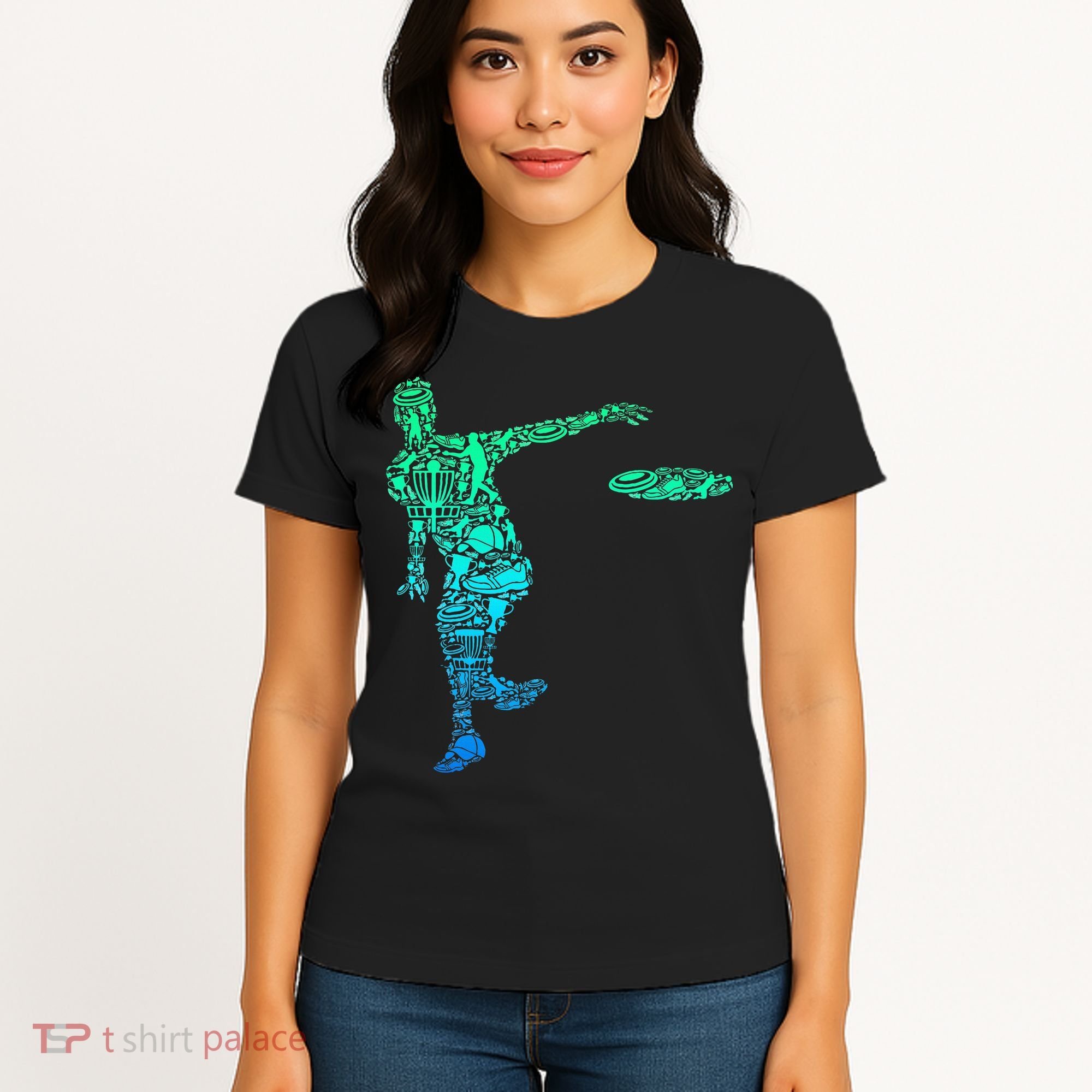 Disc Golf Frisbee  Women's T-Shirt